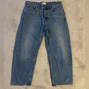 Madewell Darted Barrel Jeans